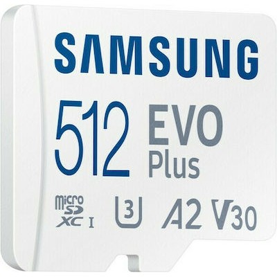 Samsung Evo Plus microSDXC 512GB U3 V30 with Adapter (2021)